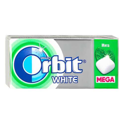 Жевательная резинка Orbit white mega spearmint 16 г 12 штук в Газпромнефть