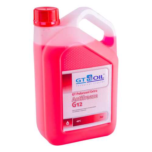 Антифриз GT OIL POLARCOOL EXTRA G12 красный 3кг в Газпромнефть