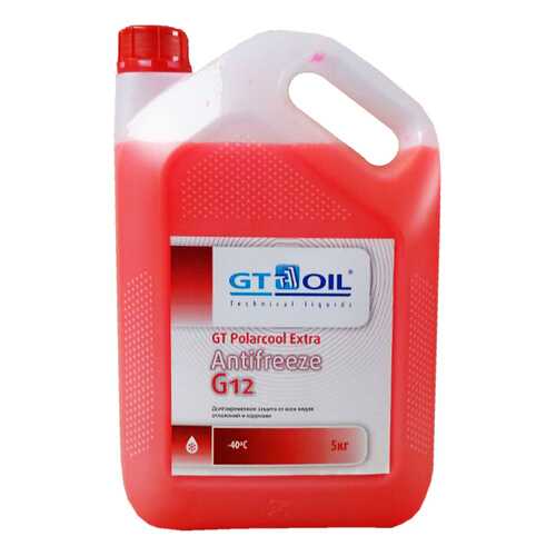 Антифриз GT OIL POLARCOOL EXTRA G12 Красный Готовый антифриз 5кг в Газпромнефть