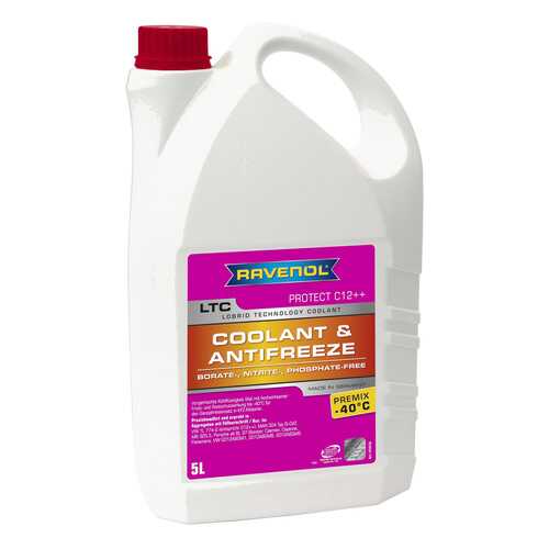 Антифриз RAVENOL G12++ фиолетовый 5л в Газпромнефть