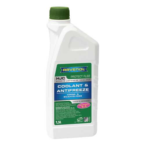 Антифриз RAVENOL G12 зеленый концентрат 1.5л в Газпромнефть