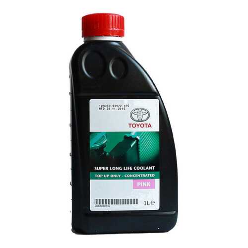 Антифриз Toyota Super Long Life G12 розовый концентрат 1л в Газпромнефть