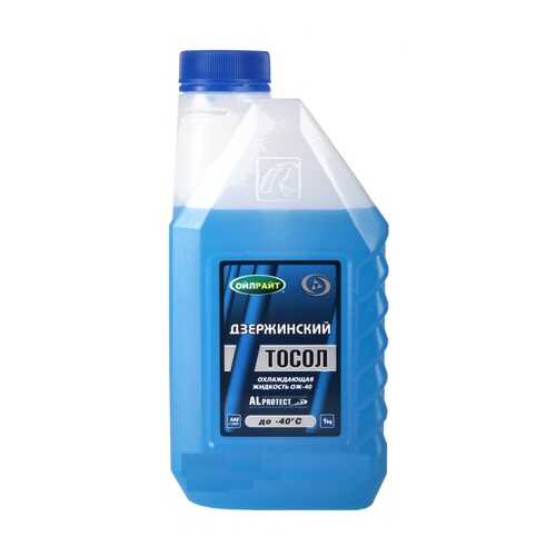 Тосол OILRIGHT Дзержинский ОЖ-40 ТМ готовый -40C синий 1 кг 5040/п в Газпромнефть