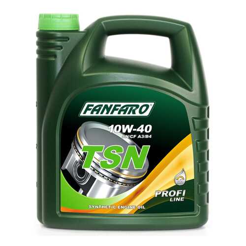 6704 FANFARO TSN 10W-40 4 л. Полусинтетическое моторное масло в Газпромнефть