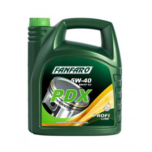 6705 FANFARO PDX 5W-40 4 л. Синтетическое моторное масло в Газпромнефть