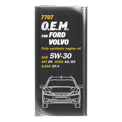 7707 MANNOL O.E.M. for FORD VOLVO 5W-30 5 л. Синтетическое моторное масло 5W30 в Газпромнефть