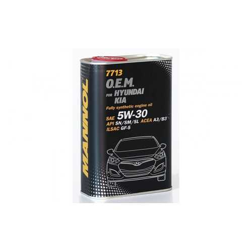 7713 MANNOL O.E.M. for KOREAN CARS 5W-30 1 л. (Metal) Синтетическое моторное масло 5W30 в Газпромнефть