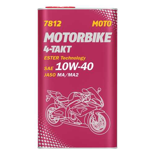 7812 MANNOL 4-Takt Motorbike 10W-40 20 л. Синт. моторное масло в Газпромнефть