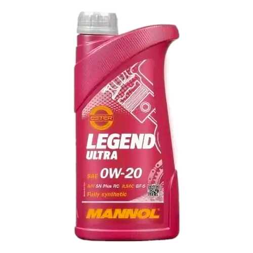 7918 MANNOL LEGEND ULTRA 0W20 4 л. синтетическое моторное масло 0W-20 в Газпромнефть