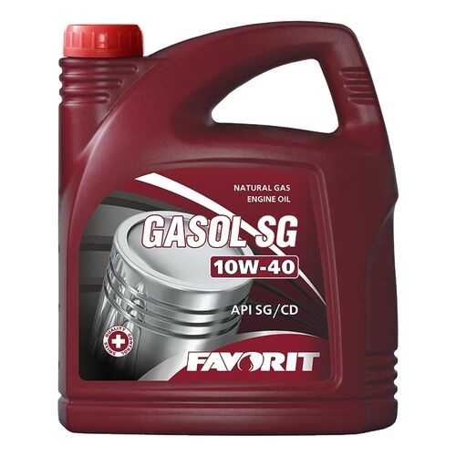 Favorit Gasol SG SAE 10W-40 API SG/CD, 5л в Газпромнефть