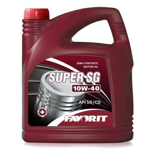 Favorit Super SG SAE 10W-40 API SG/CD, 4л в Газпромнефть