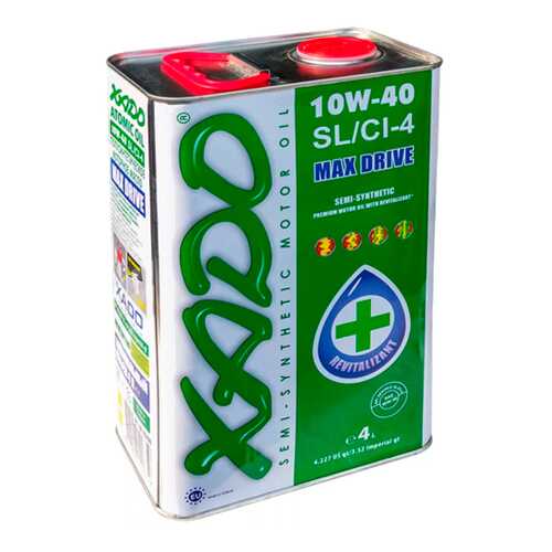 Хадо Масло Моторное Xado Revitalizant Sl/Ci-4 10w40 Полусинтетическое 4 Л Xa 20209 в Газпромнефть