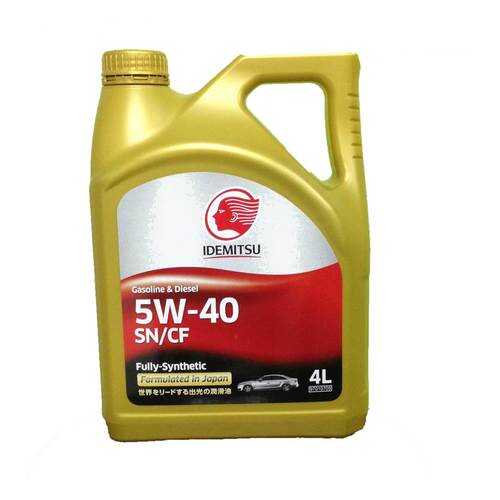 IDEMITSU Масло Моторное Sn 5w-40 (4l) в Газпромнефть