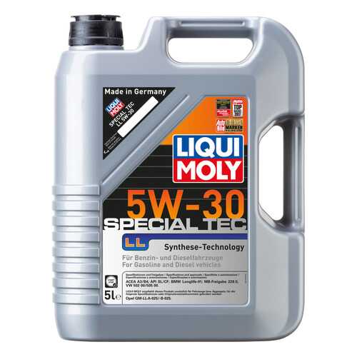 Liqui moly Масло Моторное Liqui Moly Ll Special Tec 5w-30, 5l в Газпромнефть