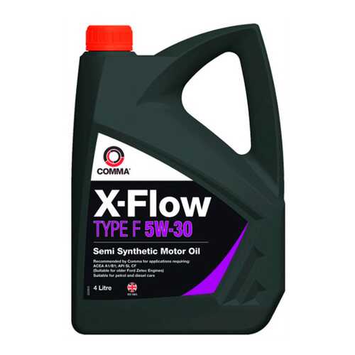 Масло моторное 5W30 COMMA 4л полусинтетика XFLOW TYPE F COMMA арт. XFF4L в Газпромнефть