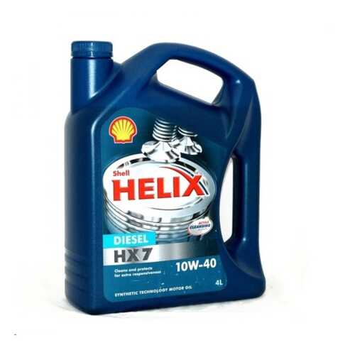 Масло моторное HELIX DIESEL HX 7 10W-40 4L SHELL арт. 550021836 в Газпромнефть