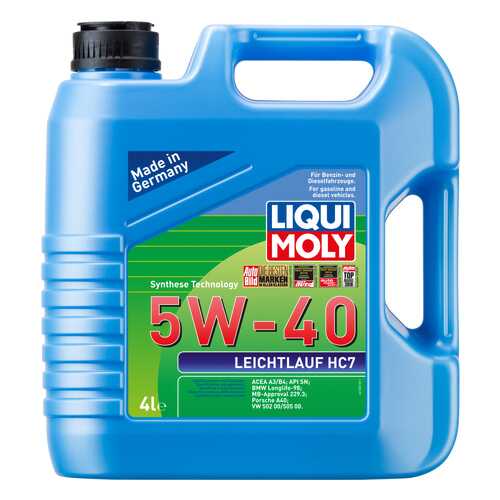 Масло моторное Liqui moly Leichtlauf HC 7 5W-40 1л в Газпромнефть