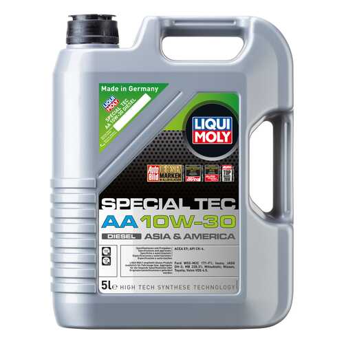 Масло моторное Liqui moly Special Tec AA Diesel 10W-30 4л в Газпромнефть
