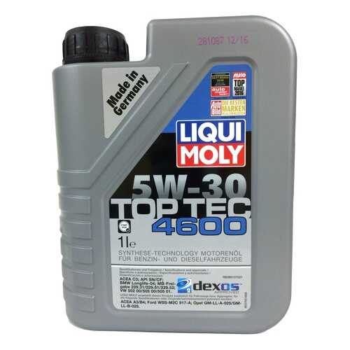 Масло Моторное Liqui Moly Top Тес 4600 5w-30, 5 1l Liqui moly арт. 23162315 в Газпромнефть