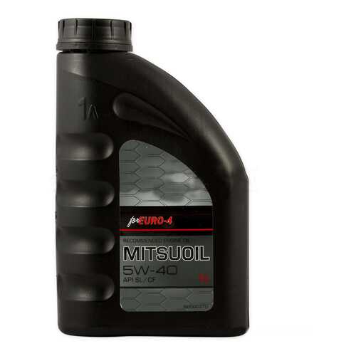 Масло моторное MITSUBISHI MITSUOIL SL/ CF 5W40 синтетическое 1 л RU000270 в Газпромнефть