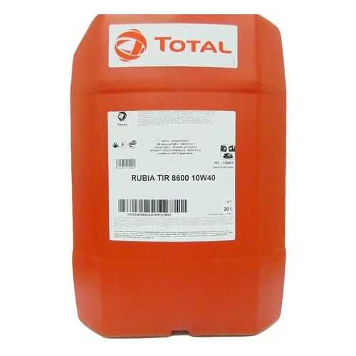 Масло моторное полусинт. rubia tir 8600 10w40 20л ru110801 в Газпромнефть