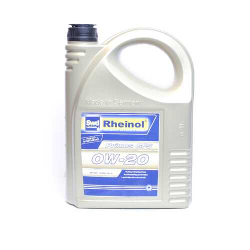 Масло моторное Primus Gf5 0w-20 (4л) SWD Rheinol арт. 31171,485 в Газпромнефть