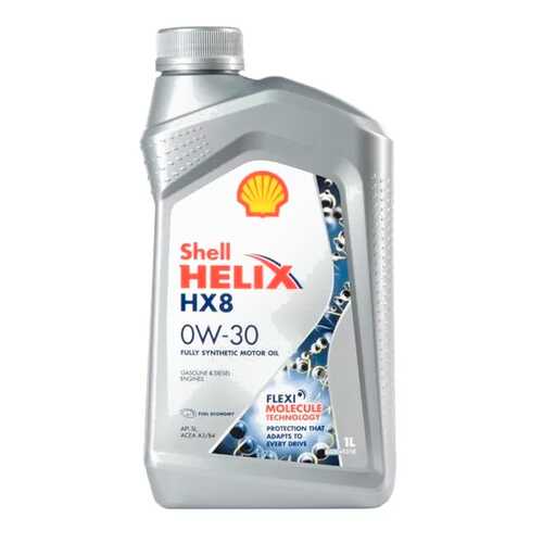 Масло моторное Shell HX8 A3/B4 0W30 0W30 синтетическое 1 л 550050027 в Газпромнефть