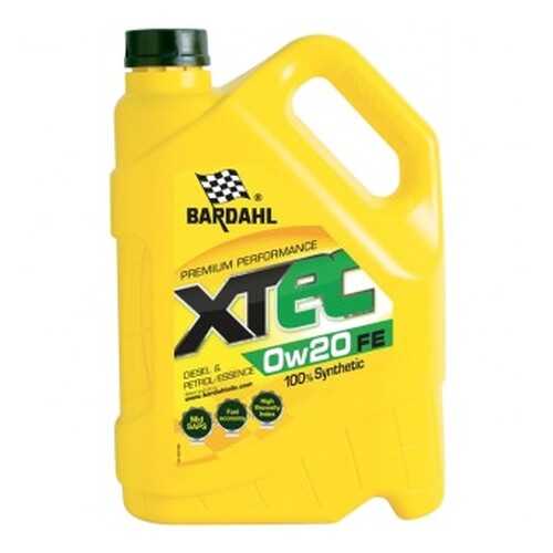 Масло моторное сиететическое BARDAHL специальное XTEC 0W20 V A1/B1 5L в Газпромнефть