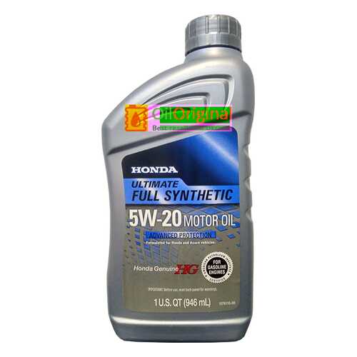 Масло Моторное Синтетическое 946мл - 5w20 Ultimate Full Synthetic (Sn, Gf-5) HONDA арт. 87 в Газпромнефть