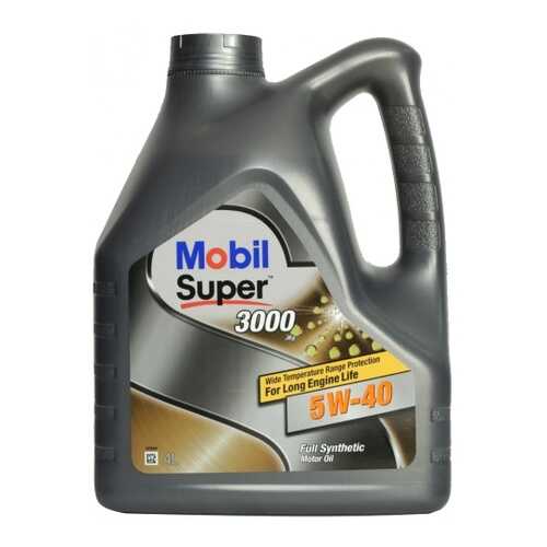 Масло Моторное Синтетическое Super 3000 X1 5w-40, 5л Mobil арт. 150565 в Газпромнефть