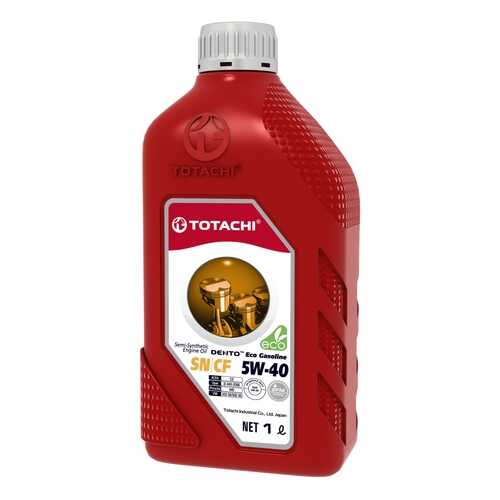 Масло моторное totachi dento eco gasoline semi-synthetic api sn/cf 5w-40 1л 4589904528194 в Газпромнефть