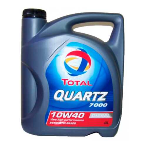 Масло моторное Total Quartz Diesel 7000 10W40 синтетическое 4 л 10740501 в Газпромнефть