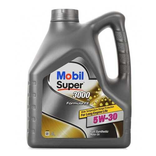 Mobil М/Масло Синтетика Mobil Super 3000 X1 Formula Fe 5w-30 4л в Газпромнефть