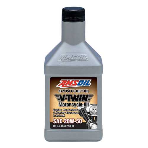 Моторное масло Amsoil V-Twin Motorcycle 20W-50 3,784л в Газпромнефть