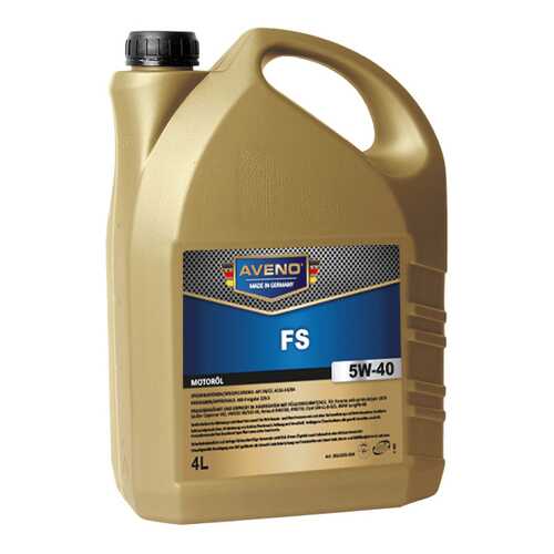 Моторное масло Aveno FS 5W-40 4л в Газпромнефть