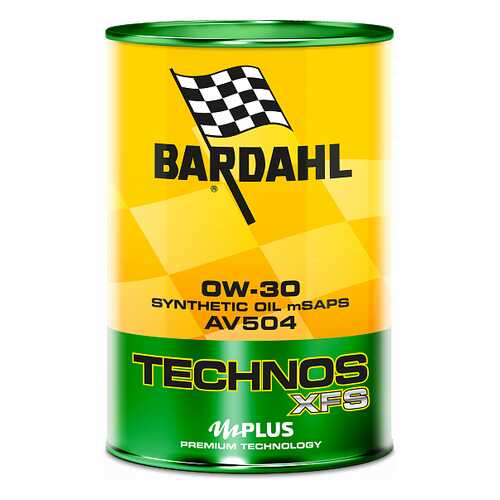 Моторное масло BARDAHL 0W30 C3/VW 504-507 C60 TECHNOS XFS AV504 1л ACEA в Газпромнефть