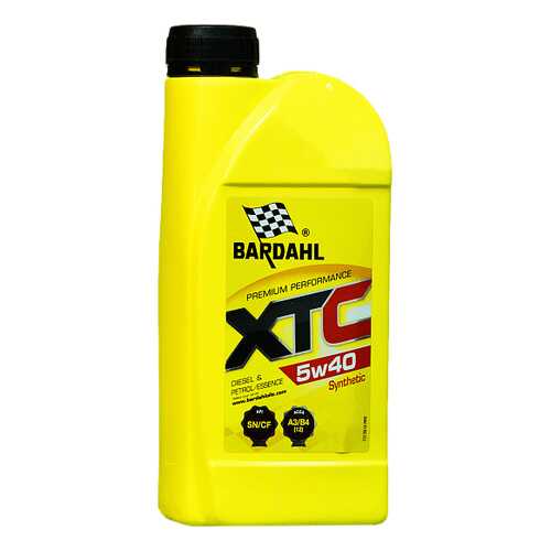 Моторное масло Bardahl XTC 5W-40 1л в Газпромнефть