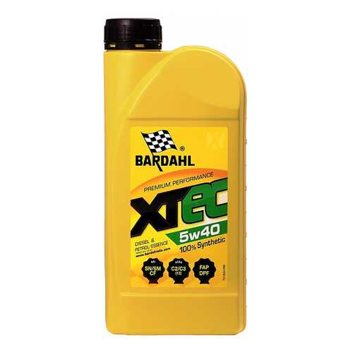 Моторное масло Bardahl XTEC 5W-40 1л в Газпромнефть
