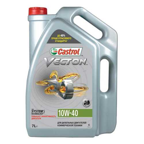 Моторное масло Castrol Vecton 10W-40 7л в Газпромнефть