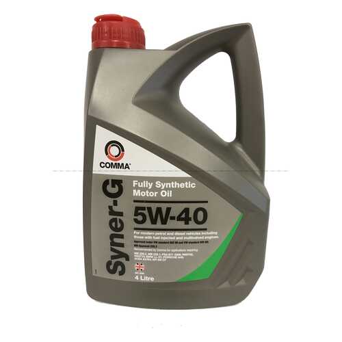 Моторное масло Comma syner-g 5W-40 4л в Газпромнефть