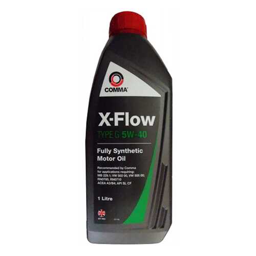 Моторное масло Comma x-Flow type g 5W-40 1л в Газпромнефть