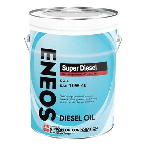 Моторное масло Eneos Super Diesel Semi-Synthetic 10W-40 20л в Газпромнефть