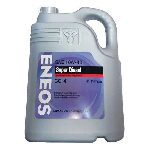 Моторное масло Eneos Super Diesel Semi-Synthetic 10W-40 6л в Газпромнефть