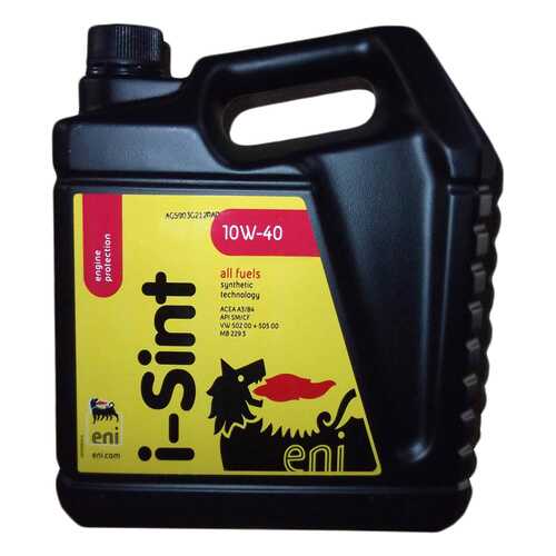 Моторное масло Eni I-Sint SAE 10W-40 4л в Газпромнефть