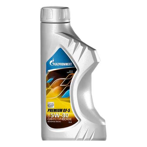 Моторное масло Gazpromneft Premium GF-5 5W-30 1л в Газпромнефть