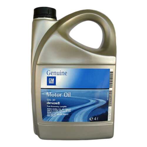 Моторное масло General Motors Dexos2 Longlife 5W-30 4л в Газпромнефть