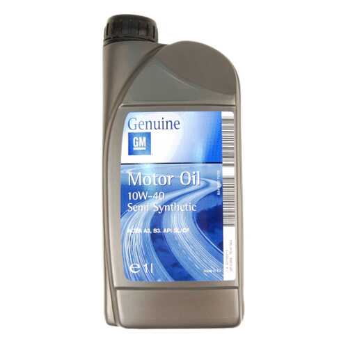 Моторное масло General Motors Semi Synthetic 10W-40 1л в Газпромнефть