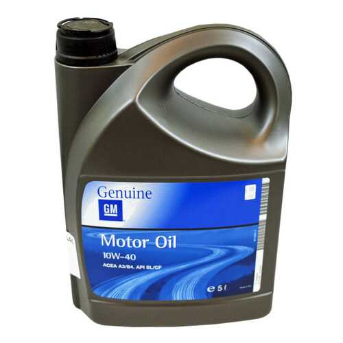 Моторное масло General Motors Semi Synthetic Plus 10W-40 5л в Газпромнефть