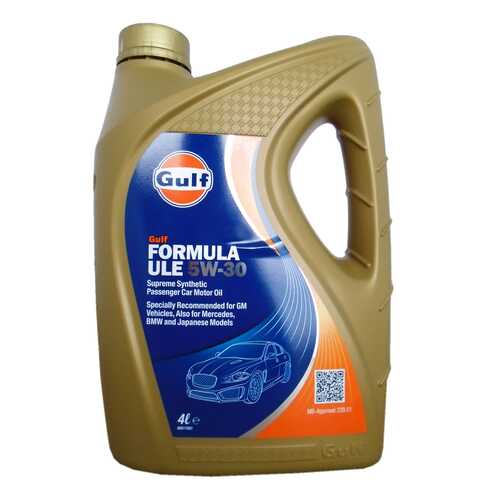 Моторное масло Gulf Formula ULE 5W-30 4л в Газпромнефть