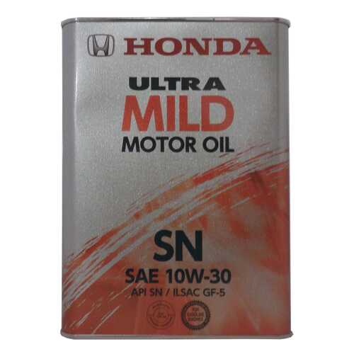 Моторное масло Honda Ultra MILD 10W-30 4л в Газпромнефть